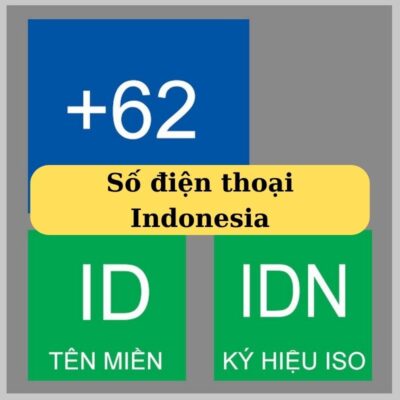 số điện thoại Indonesia