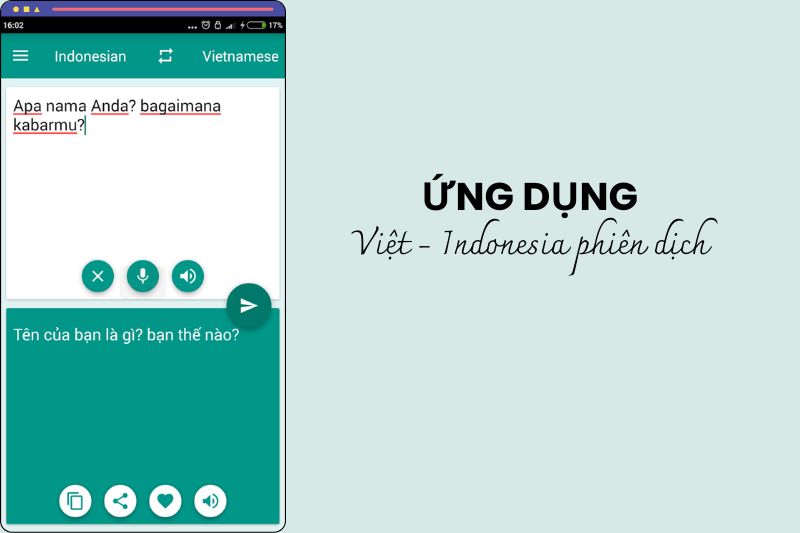 Ứng dụng dịch tiếng Indonesia sang tiếng Việt