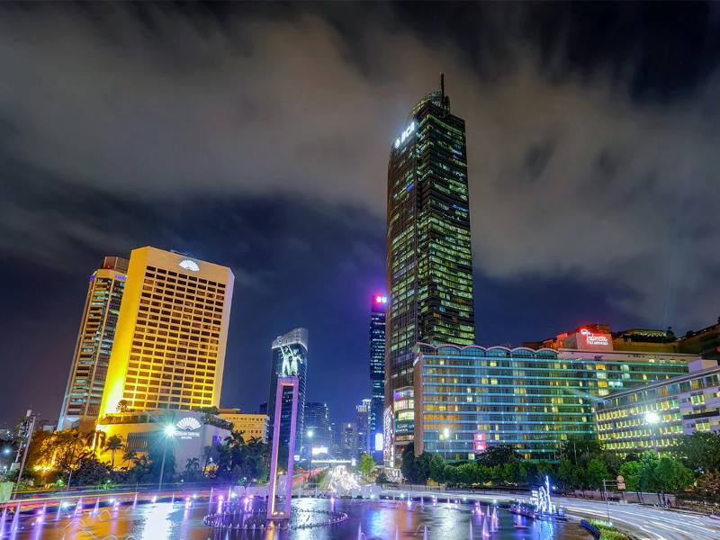 Thủ đô Jakarta, Indonesia nổi tiếng ở châu Á  