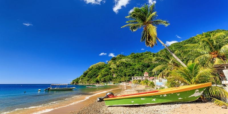 Bãi biển ở Dominica